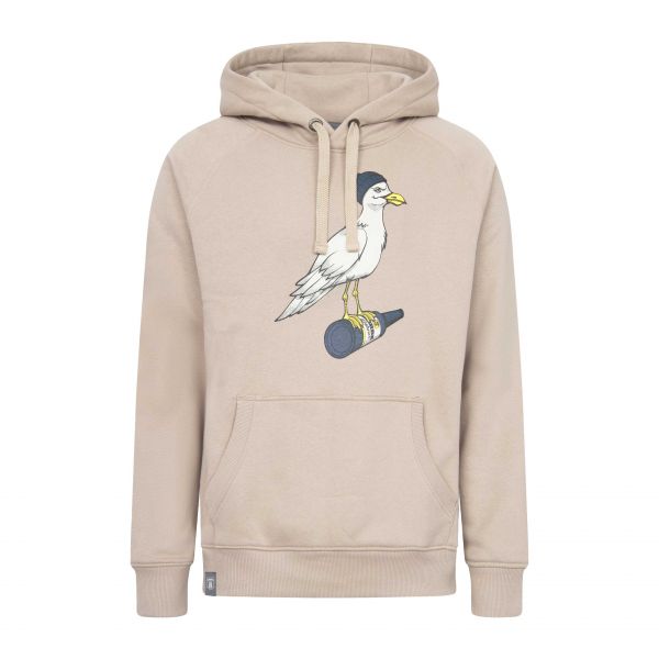 DERBE - STURMMÖWE - HERREN - KAPUZENPULLOVER - COBBLESTONE