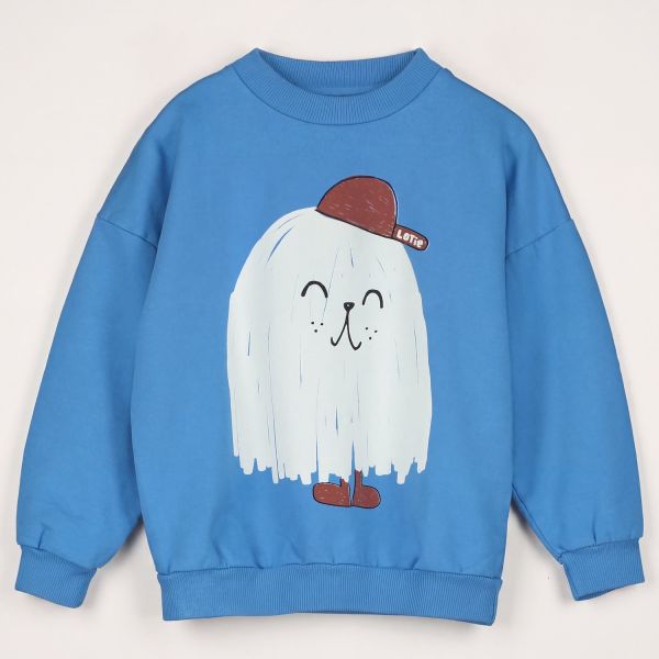 LÖTIEKIDS - SWEATSHIRT - PULLOVER - COBALT BLUE/GOOD MONSTER