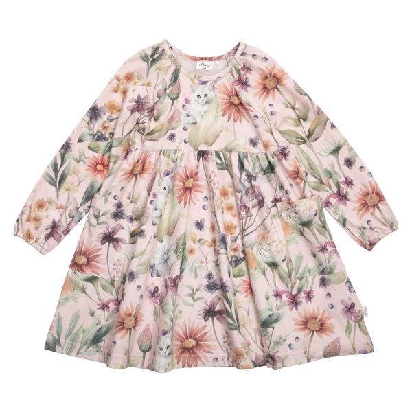 MARTINEX - CATMINT DRESS - LANGARMKLEID - PINK