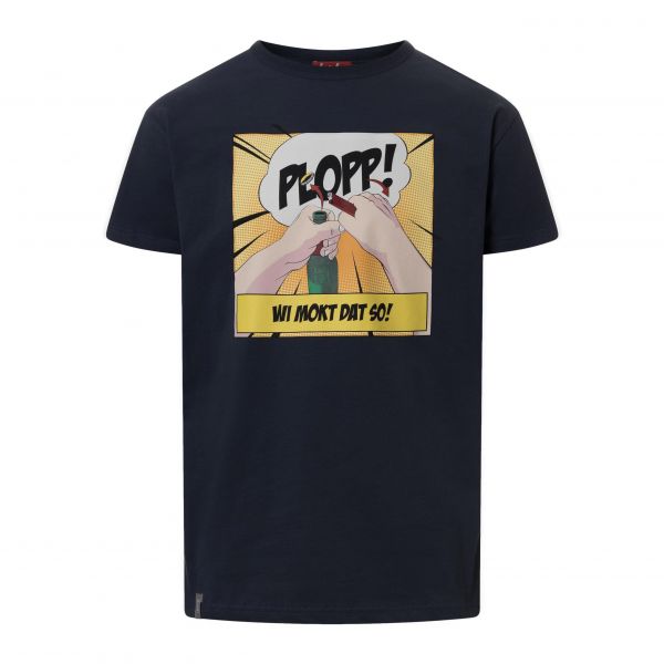 DERBE- PLOPP - HERREN T-SHIRT - NAVY