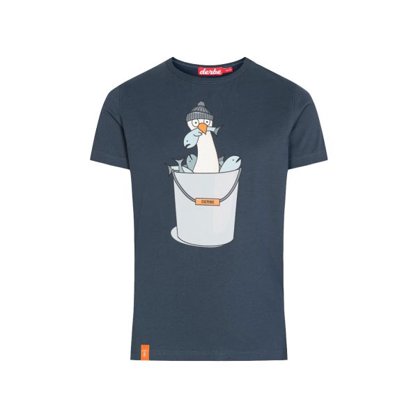 DERBE - LANGER HALS - KINDER T-SHIRT - NAVY