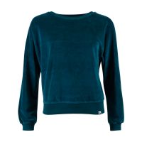 CHILLS & FEVER - SWEATER LIMA  - DAMEN OBERTEIL -  VELVET /DEEP TEAL CHILLS & FEVER - SWEATER LIMA  - DAMEN OBERTEIL -  VELVET /DEEP TEAL