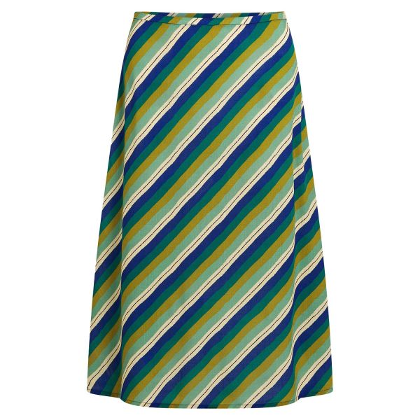 KING LOUIE - JUNO MIDI SKIRT CLIFF - DAMEN ROCK - MAZARINE