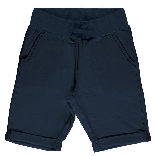 MAXOMORRA - SWEATSHORTS SOLID - KURZE HOSE - NAVY