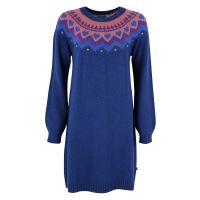 DANEFAE - DANESUKKERTOP WOOL SWEATER DRESS - DAMEN STRIKKLEID - DEEP MARINE DANEFAE - DANESUKKERTOP WOOL SWEATER DRESS - DAMEN STRIKKLEID - DEEP MARINE