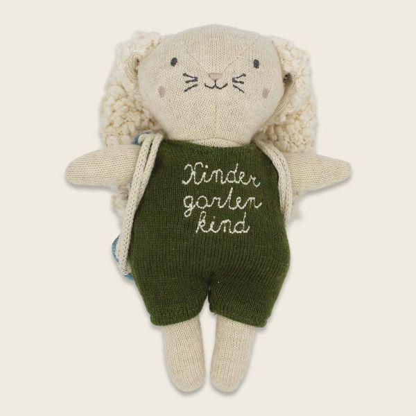 AVA&YVES - HASE "KINDERGARTENKIND" MIT RUCKSACK - OLIV