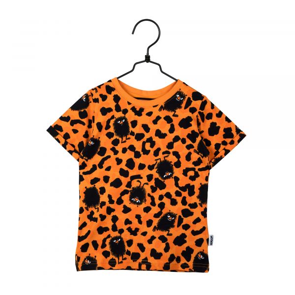 MARTINEX - WILD T-SHIRT - STINKY SHIRT MIT LEOMUSTER - ORANGE