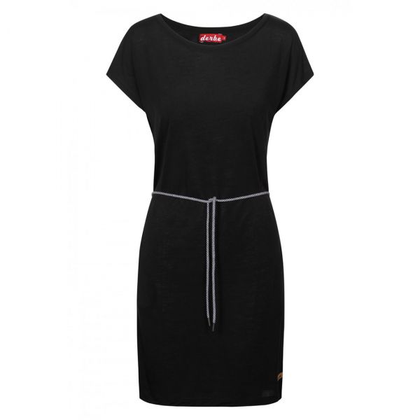 DERBE - BOTANIC DRESS - DAMEN KLEID - BLACK