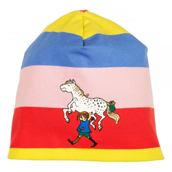 MARTINEX PIPPI STRIPE BEANIE - JERSEY MÜTZE - LIME