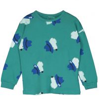 LÖTIEKIDS - LONG SLEEVE TSHIRT GREEN - LANGARMSHIRT - GREEN/DOGS ALL OVER LÖTIEKIDS - LONG SLEEVE TSHIRT GREEN - LANGARMSHIRT - GREEN/DOGS ALL OVER
