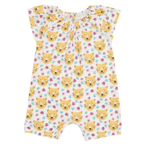 SENSE ORGANICS - LUA BABY SUMMER PLAYSUIT - SOMMER EINTEILER - AOP BIRDS