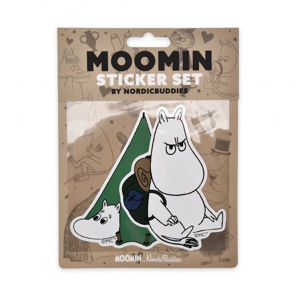 NORDIC BUDDIES - MOOMIN ADVENTURE XL - MOOMIN STICKER SET - STICKER IM 2-ER PACK