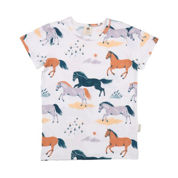 WALKIDDY - HAPPY HORSES-T-SHIRT - KURZARM OBERTEIL