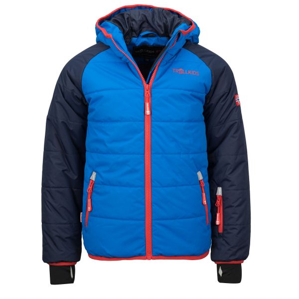 TROLLKIDS - Kids Hafjell Snow Jacket - Ski- und Winterjacke - navy/med blue/red