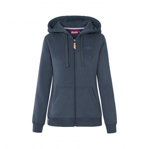 DERBE - PAPIERSCHIFF - DAMEN KAPUZENJACKE - NAVY