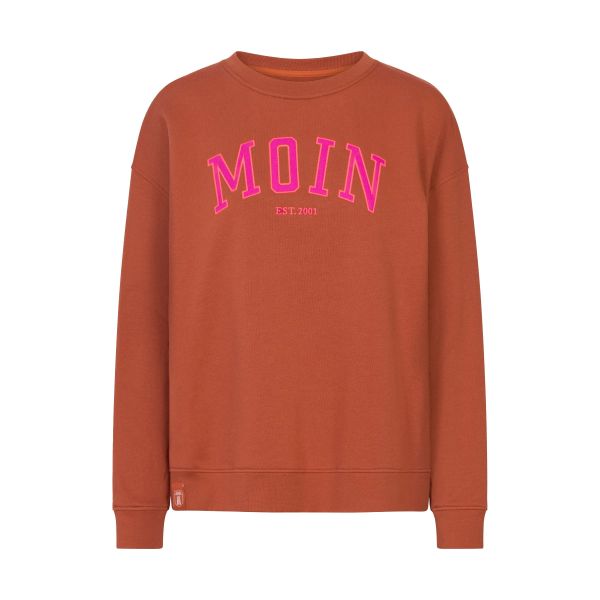 DERBE - MOIN - DAMEN SWEATSHIRT - CINNAMON