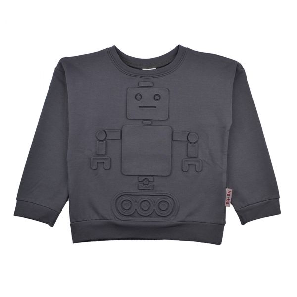 BABA - Robot sweater embossed - Langarmshirt mit Prägung - Roboter