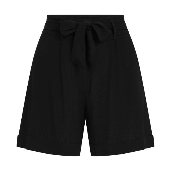 KING LOUIE - AVA SHORT ATOMIC - KURZE DAMEN HOSE - BLACK