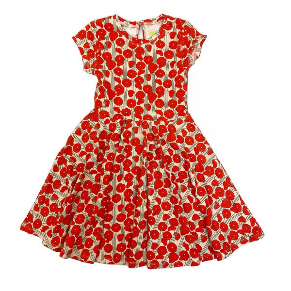 LILY BALOU - ARLETTE CIRCLE DRESS - KURZARM BUMENKLEID - POPPIES