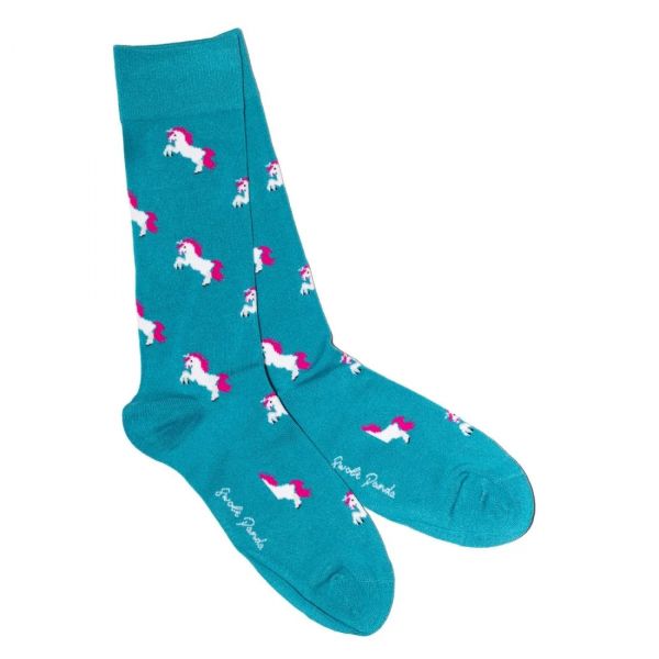SWOLE PANDA - UNICORN BAMBOO SOCKS - DAMEN SOCKEN MIT EINHÖRNERN
