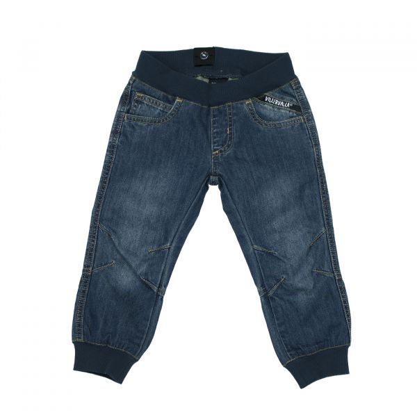 VILLERVALLA - RELAXED JEANS LINED - GEFÜTTERTE JEANS MIT BÜNDCHEN - MIDNIGHT WASH