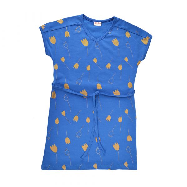 BABA - V-NECK DRESS - MÄDCHEN KURTZARM KLEID