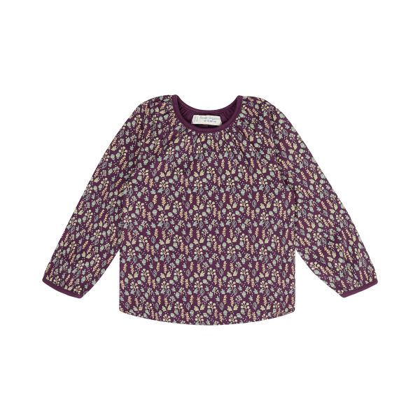SENSE ORGANICS - SELLY L/S - BIO LANGARMSHIRT - AOP AUTUMN LEAVES