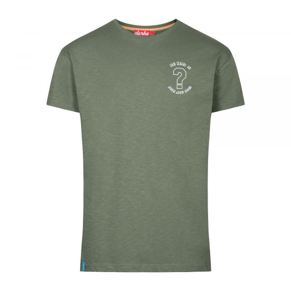 DERBE - AUCH NICHT - HERREN T-SHIRT - OLIVE