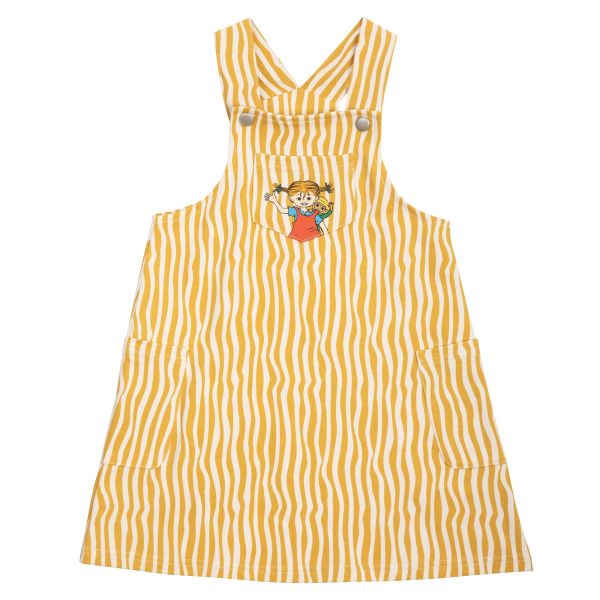 MARTINEX - PINAFORE DRESS - LANGARMKLEID - CURRY