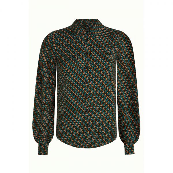 KING LOUIE - MAISIE BLOUSE BRISK - DAMEN OBERTEIL - SPRUCED GREEN