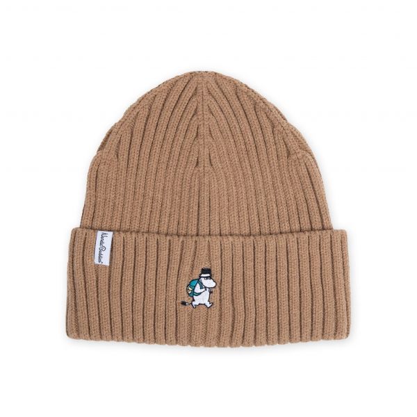 NORDIC BUDDIES - WINTER HAT BEANIE ADULT MOOMINPAPA - WINTER MÜTZE FÜR ERWACHSENE - BROWN