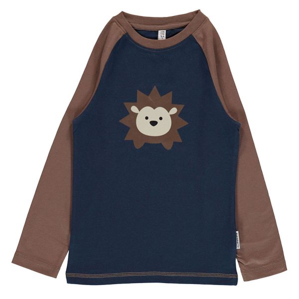 Maxomorra - Top LS Print - Bio Langarm Shirt Print - Igel