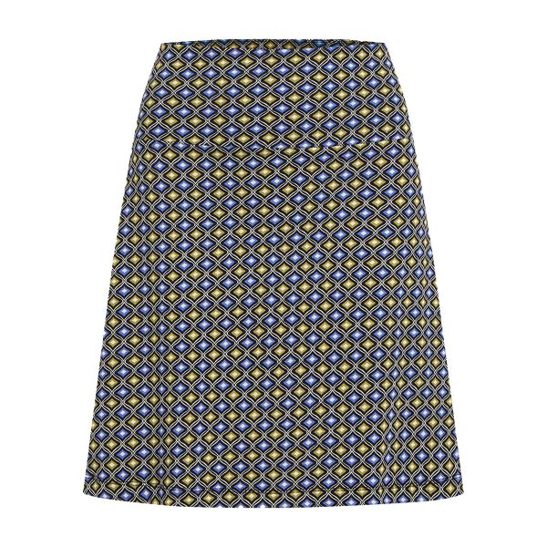 KING LOUIE - BORDER SKIRT BLEND - DAMEN ROCK - BLACK