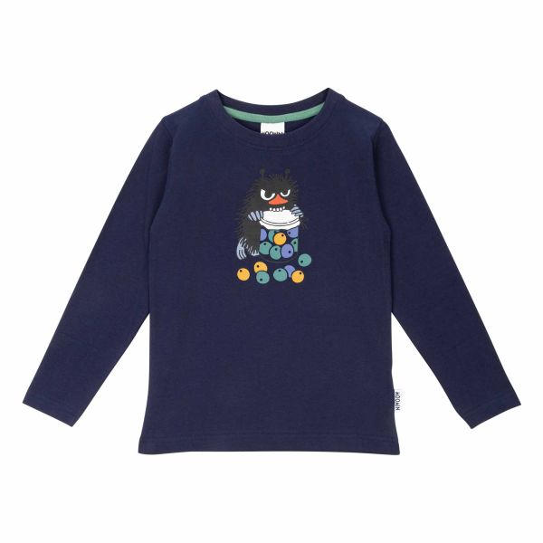 MARTINEX - BLUEBERRIES SHIRT - KINDER LANGARMSHIRT - DBLUE/DUNKELBLAU