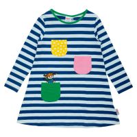 MARTINEX - POCKET PIPPI DRESS - LANGARM KLEID - BLUE MARTINEX - POCKET PIPPI DRESS - LANGARM KLEID - BLUE