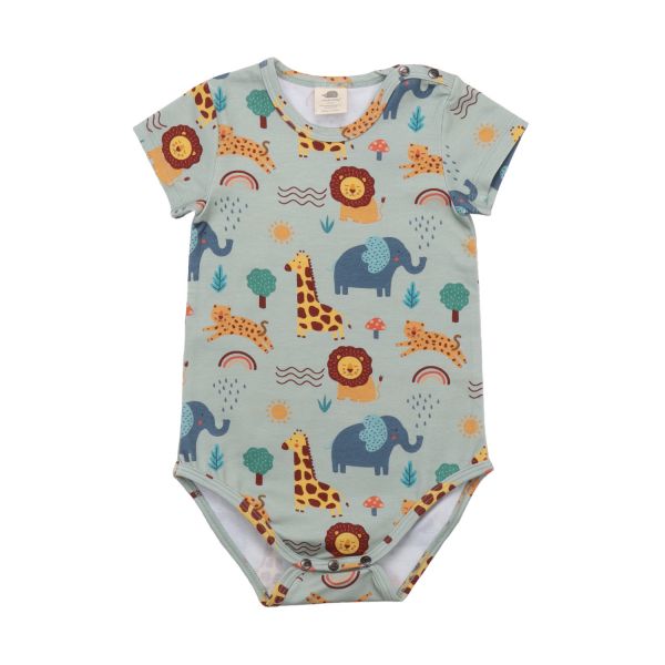 WALKIDDY - JERSEY BODY - KURZARM - MINI SAFARI