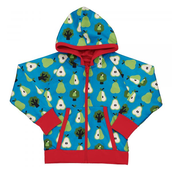 MAXOMORRA - CARDIGAN HOOD REVERSIBLE - KAPUZEN JACKE ZUM WENDEN - PEAR