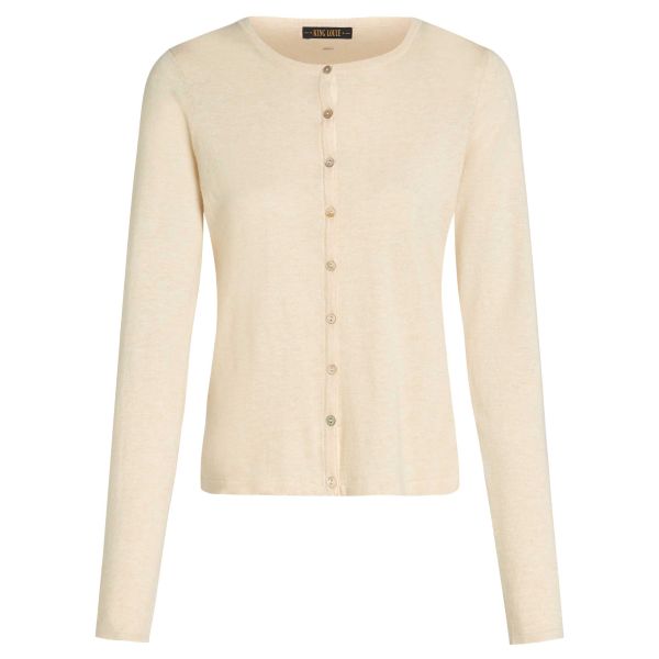 KING LOUIE - CARDI ROUNDNECK COCOON - DAMEN LANGARM OBERTEIL