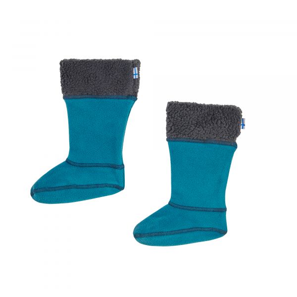 FINKID - SUKKA - WARME STIEFELSOCKEN FÜR GUMMISTIEFEL KUMI MIT UMSCHLAG AUS TEDDYFLEECE -