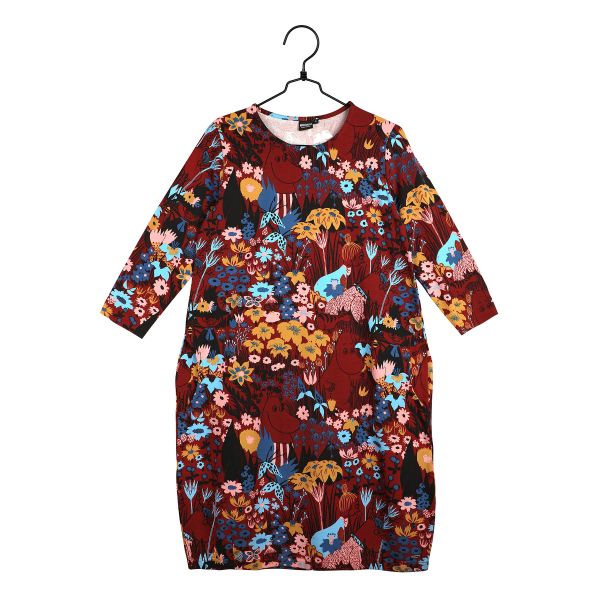 MARTINEX - NOORA DRESS - DAMEN LANGARM KLRID - BUTTERCUP RED