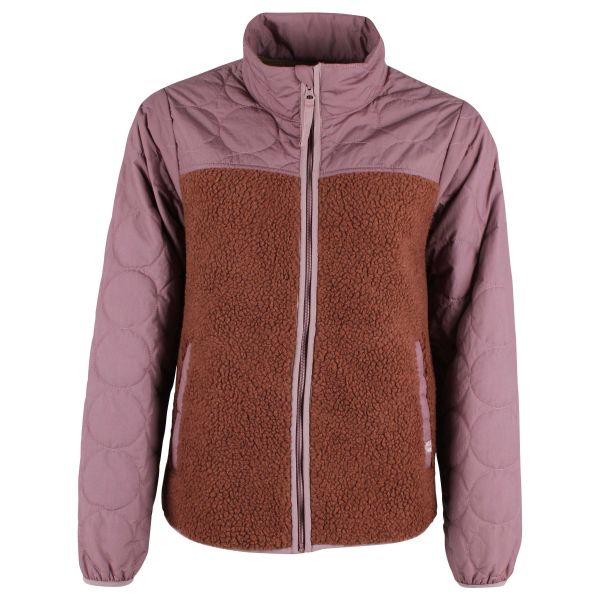 DANEFAE - DANEHAZEL FLEECE ZIP UP - DAMEN FLEECEJACKE - MAUVE/DARK WINE
