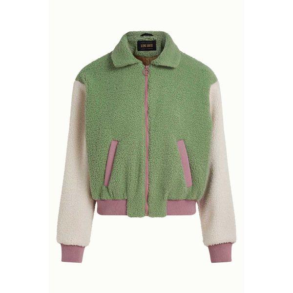 KING LOUIE - FAY JACKET TEDDY - DAMEN FLEECE JACKE