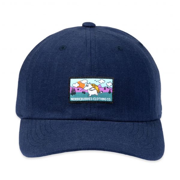NORDIC BUDDIES - MOOMINTROLL ADVENTURE CAP - BASECAP FÜR ERWACHSENE - BASECAP - MARINEBLAU