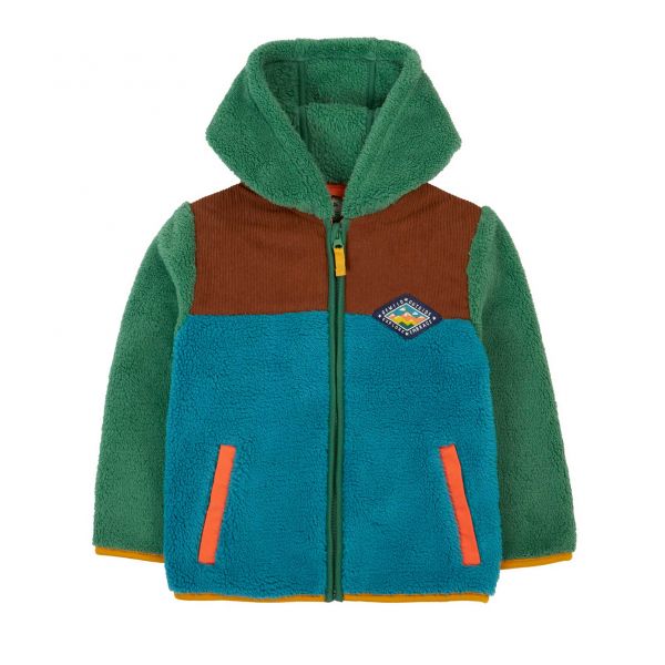 FRUGI - BRACKEN FLEECE CORD JACKET - KORD FLEECE JACKE - GREEN