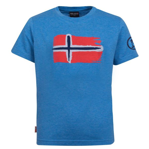 TROLLKIDS - KIDS OSLO T - KURZARM T- SHIRT - MEDIUM BLUE
