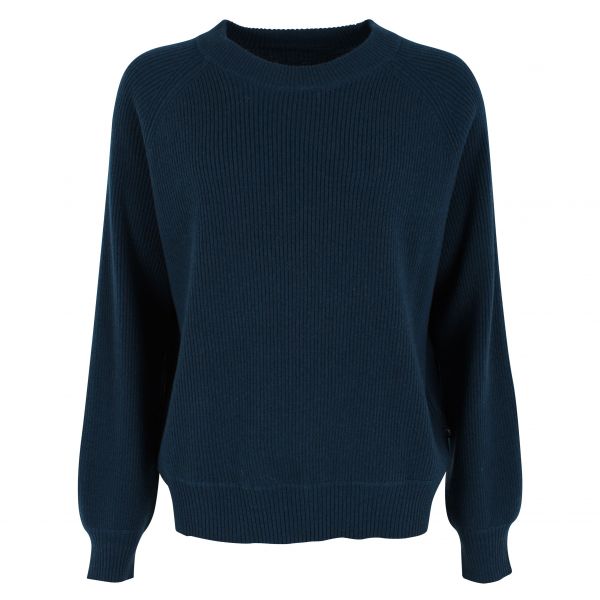 DANEFAE - DANERELATION CHUNKY WOOL SWEATER - DAMEN STRICKPULLOVER - DK SLATE