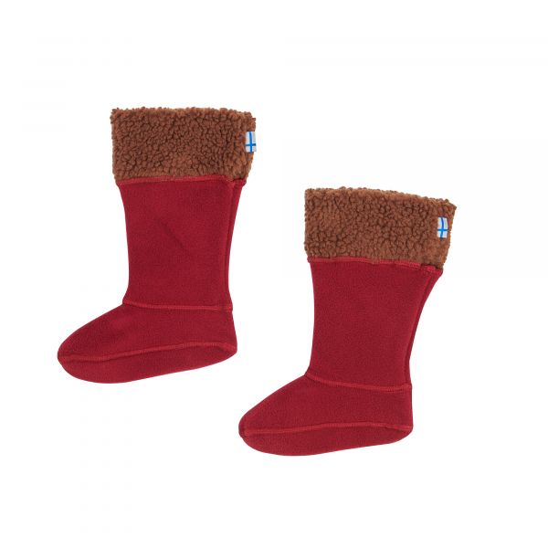 FINKID - SUKKA - WARME STIEFELSOCKEN FÜR GUMMISTIEFEL KUMI MIT UMSCHLAG AUS TEDDYFLEECE -