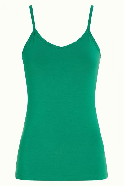 KING LOUIE - NADYA CAMISOLE CAPRICE - DAMEN TRÄGER HEMD - SIMPLY GREEN