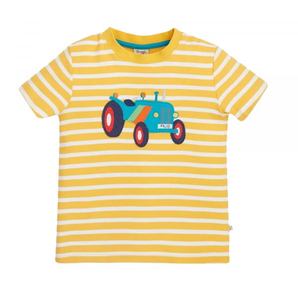 FRUGI - SID APPLIQUE - KURZARM T-SHIRT