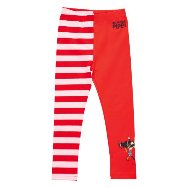 MARTINEX - PIPPI AND POLICEMEN - LEGGINGS - RED